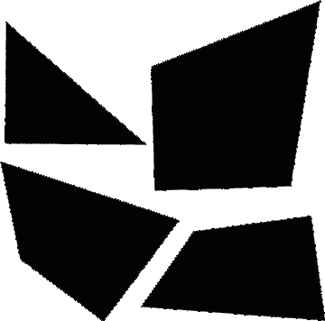 4 figurer, en trekant og resten firkanter