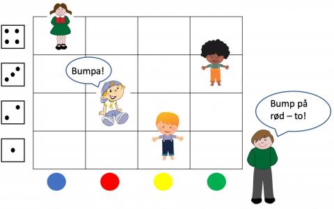 Bilde av spillet "Bump et barn"