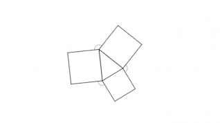Tre firkanter og en trekant