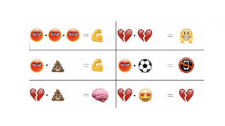 Emojier som symboliserer matematikk